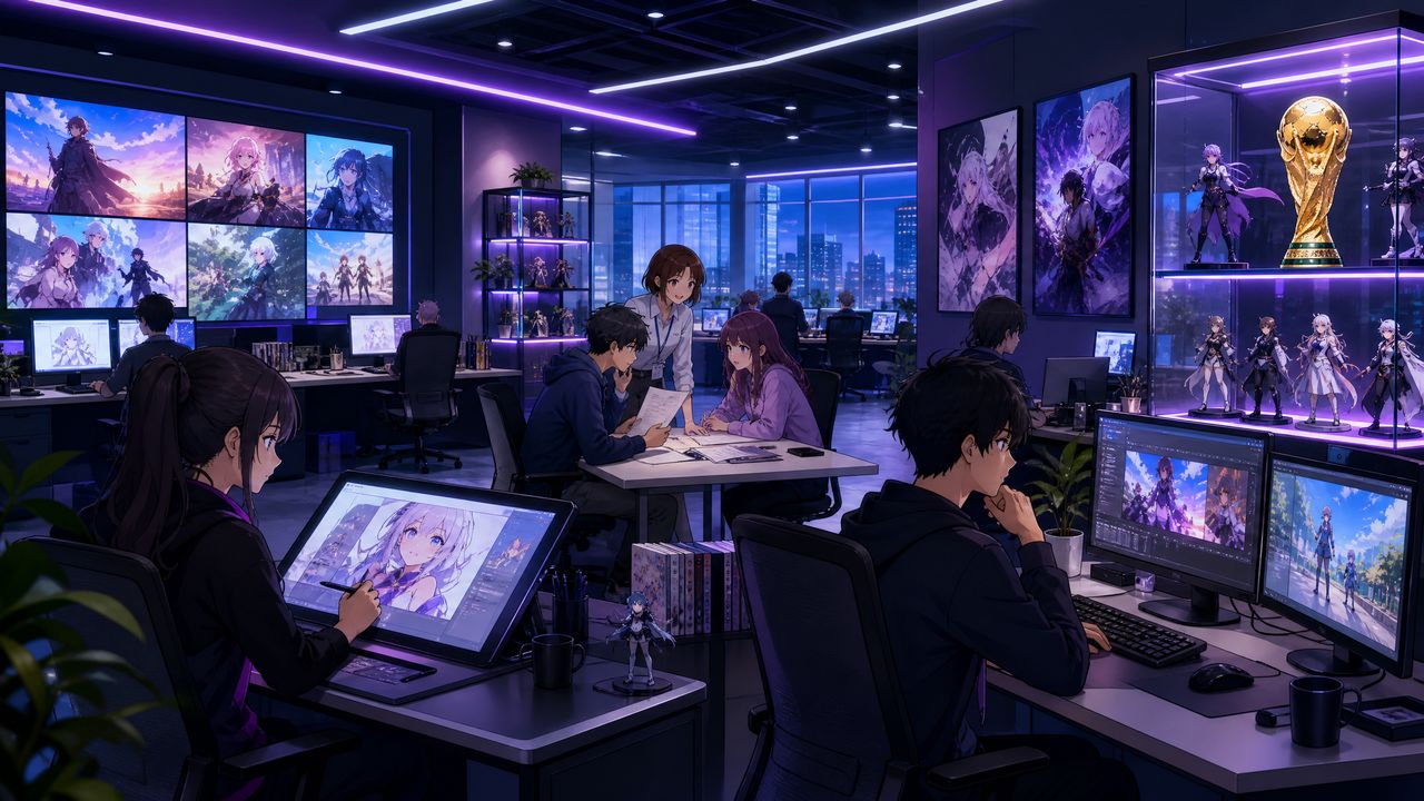 暗网影视传媒公司办公室